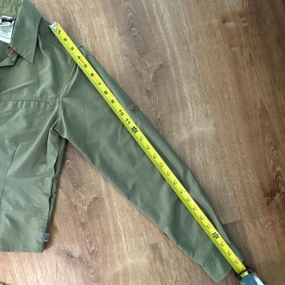 The North Face Women’s Green Breathable Button-Up Shirt Long Sleeve XS/TP - Picture 14 of 16